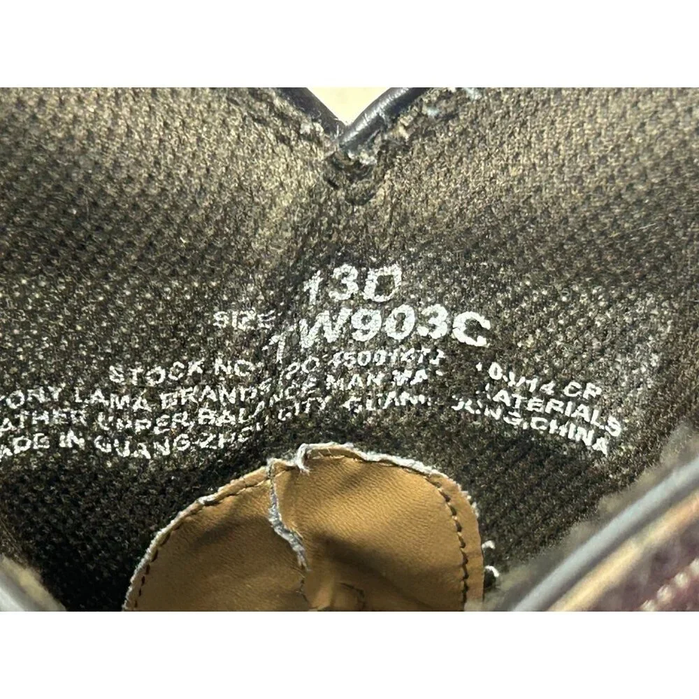 Tony Lama Westen Cowboy Boot Kids Size 13D Brown Leather Rodeo Country Farm Work